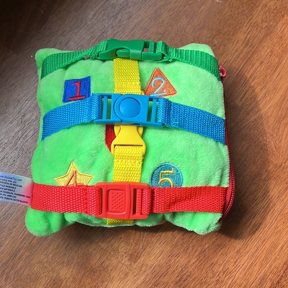 $5 bundle item. Buster square buckle fine motor skills toy stuffed animal - Picture 4 of 4